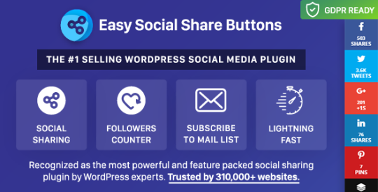 Easy Social Share Buttons for WordPress v6.2.9 Nulled