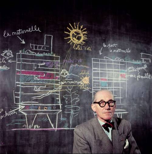 magictransistor:Willy Rizzo. Le Corbusier, Studio at 35 Rue de...