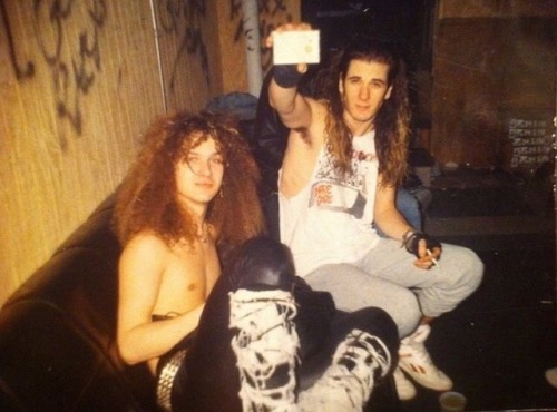 vulgar-display-of-meats:Vintage Dimebag and Phil