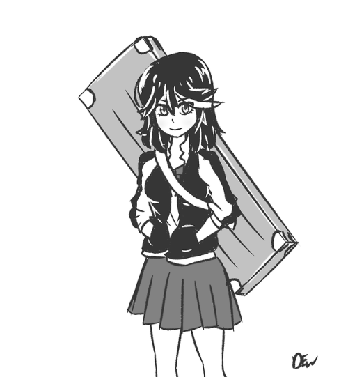 dylan-hayabusa:Ryuko Matoi Sketch #6 (Daily Sketch #25)