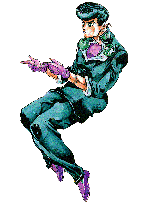 「JJBA City Hall」 - Here’s a transparent Josuke - try dragging him...