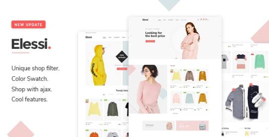 Elessi v2.1.8 – WooCommerce AJAX WordPress Theme – RTL support Nulled