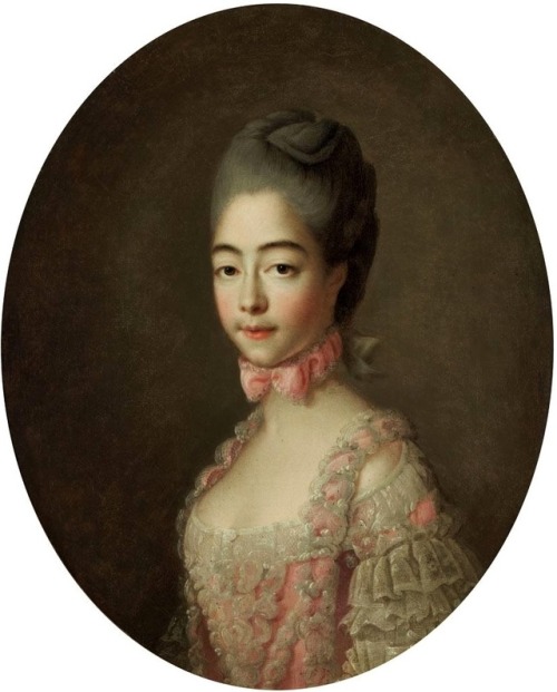 A portrait of the comtesse de Provence, after François-Hubert Drouais, 18th century.