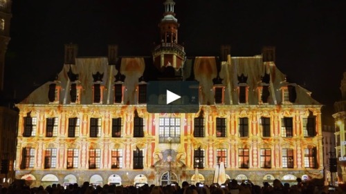 Mapping : VIDEO MAPPING CONTEST 2018 – Vieille Bourse, Lille, 15...