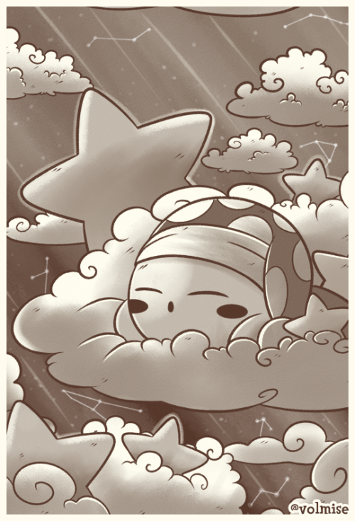 Day 7 - Exhausted. Goodnight, Dream Land…~ #inktober