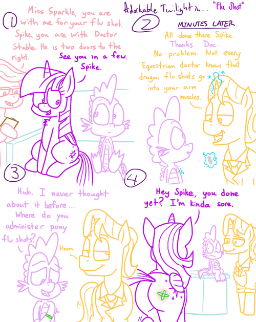 Flu Shot spike doctor nurse nurse redheart Doctor Stable bandage plot sitting Twilight Sparkle adorkable twilight adorkable twilight & friends shot magic sore adorkable