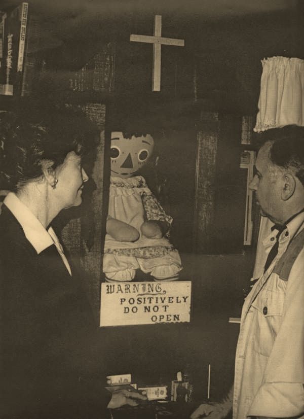 Lorraine and Ed Warren and the real Annabelle doll