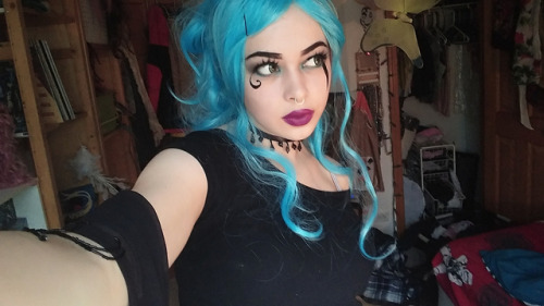 7. Amy Villainous Blue Hair - Tumblr - wide 10