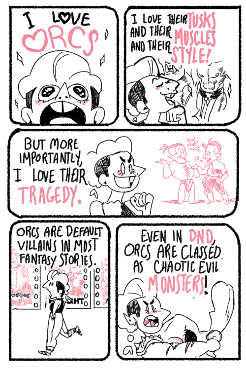 paigudoodle:Quick n Dirty comic about orcs