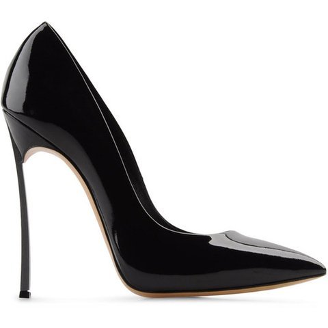 solid black shoes