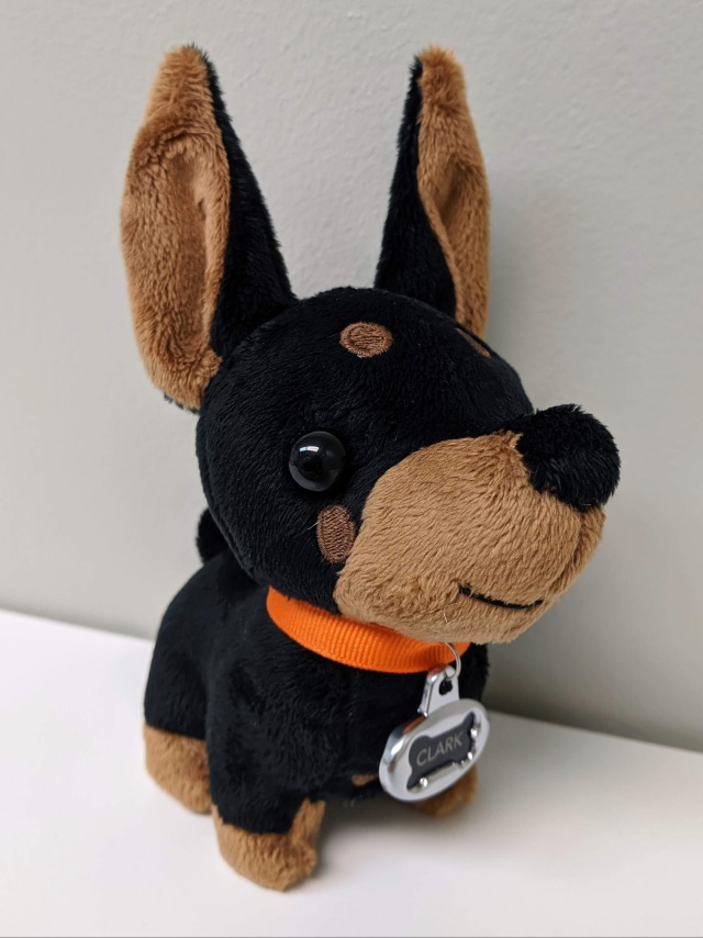 doberman plush