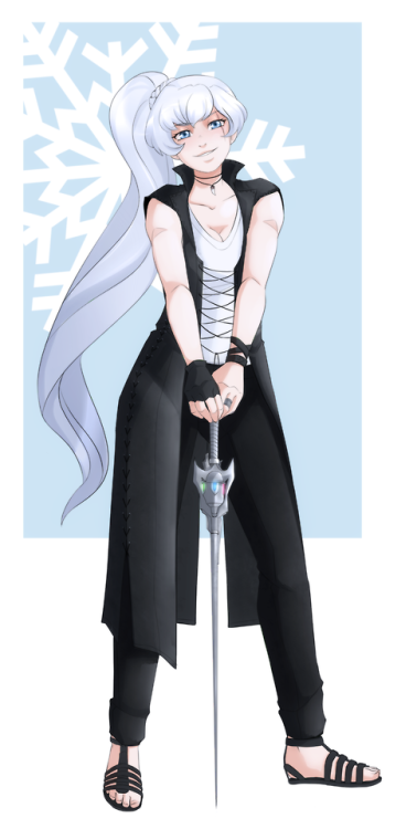 freakxwannaxbe:Patreon reward: Weiss from RWBY dressed as V...