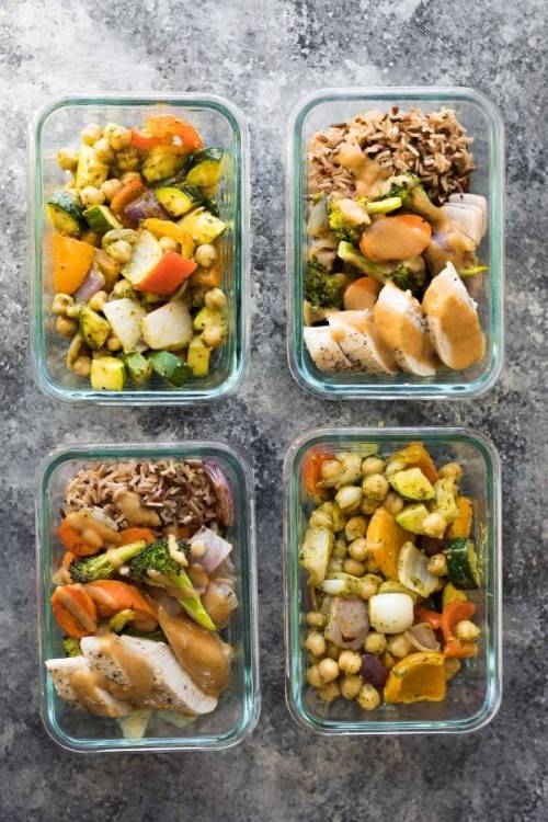 guardians-of-the-food:Sheet Pan Meal Prep 2 Ways Chickpea...