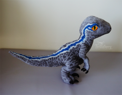 jurassic world baby blue plush