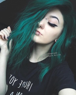 Green Scene Hair Tumblr