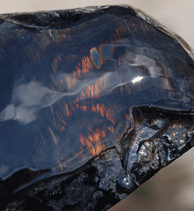 oregon fire obsidian jewelry