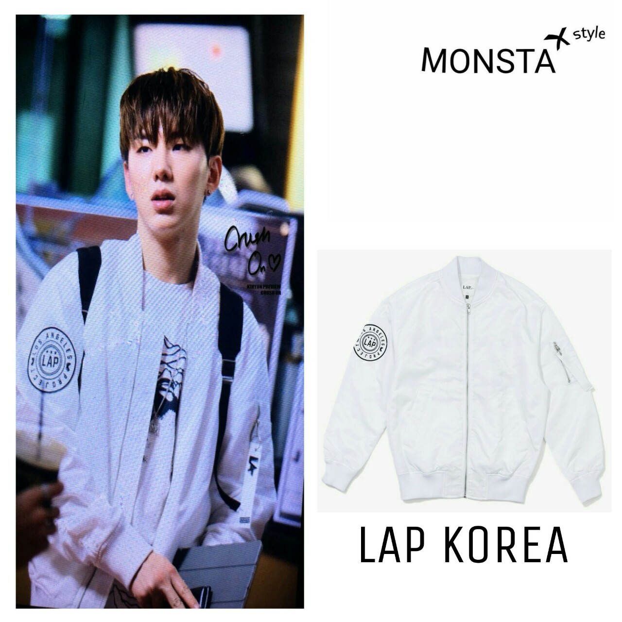 Monstaxstyle Kihyun Los Angeles Project LAP Korea Back 