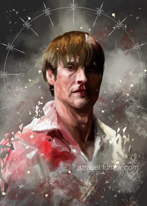 angelionart:Broken - Hannibal Lecter