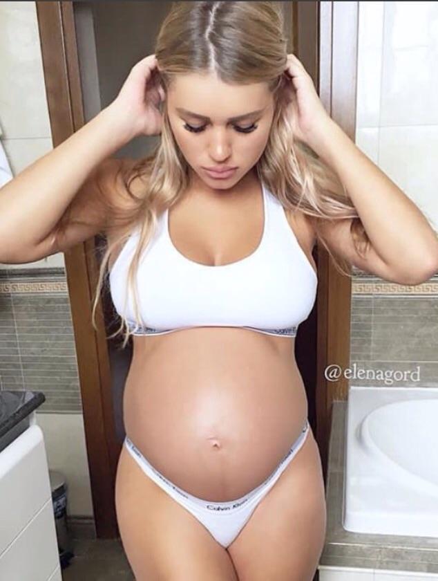 Pregnant petite girlfriend toys