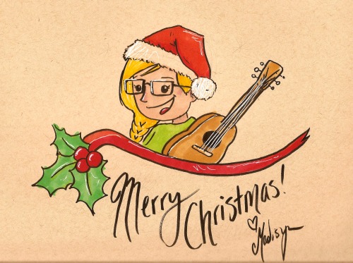 christmas drawing on Tumblr