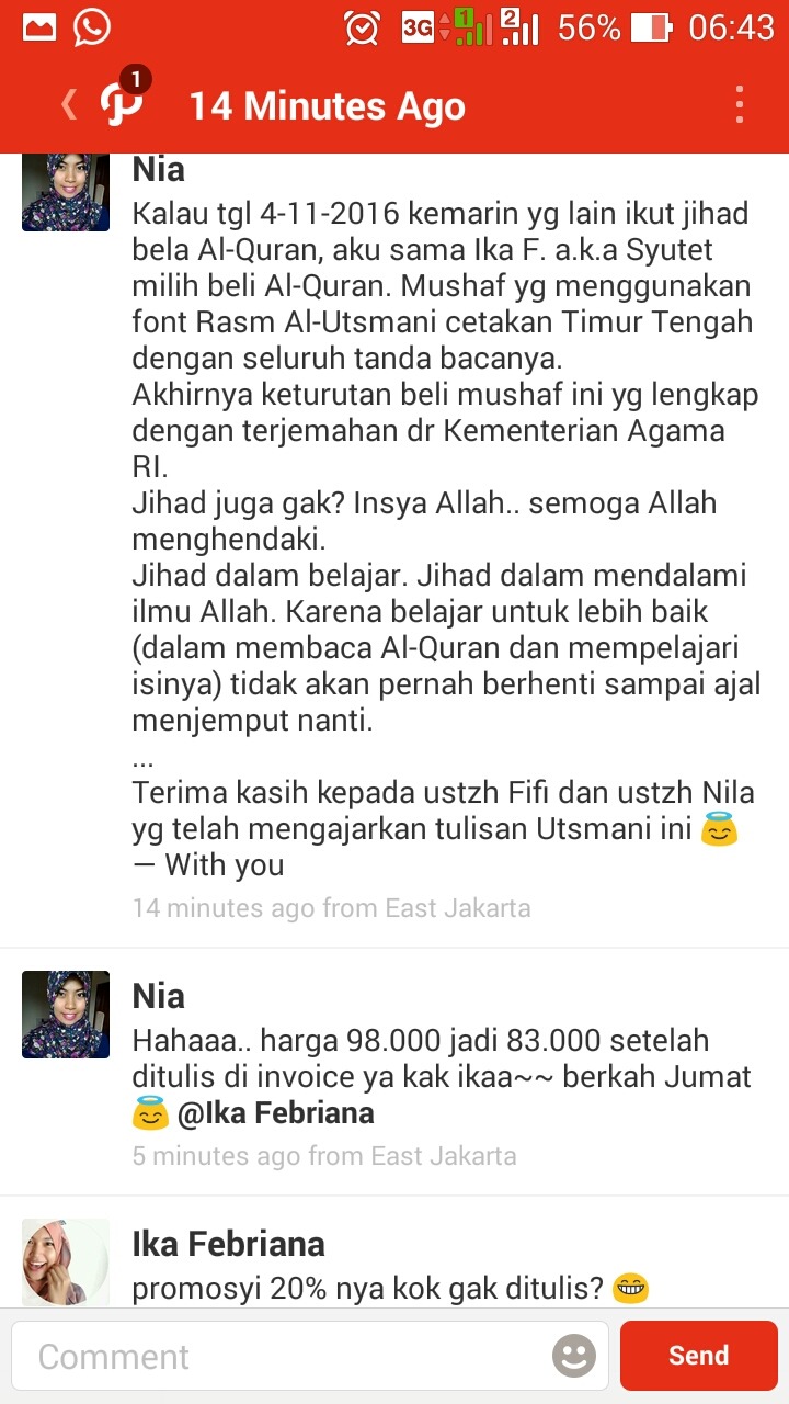 ikafbriana Kata  Nia ini bisa jadi  jihad Yak 