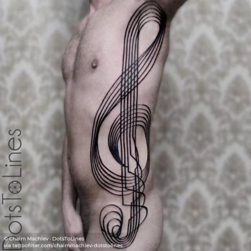 By Chaim Machlev · DotsToLines, done at DotsToLines, Berlin.... music;treble clef;chaimmachlev dotstolines;line art;big;facebook;twitter;side