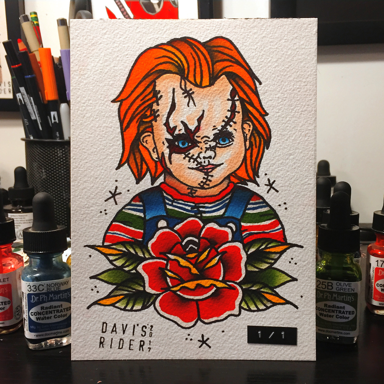 chucky paintings