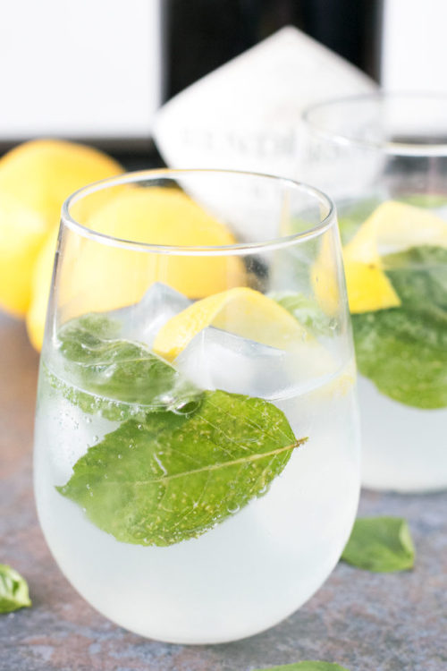 Really nice recipes. Every hour. — Lemon Basil Gin & Tonic Really nice ...