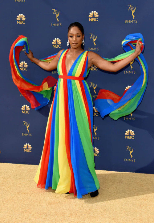 chelebelleslair:Emmy Award winner Tiffany Haddish attending the...