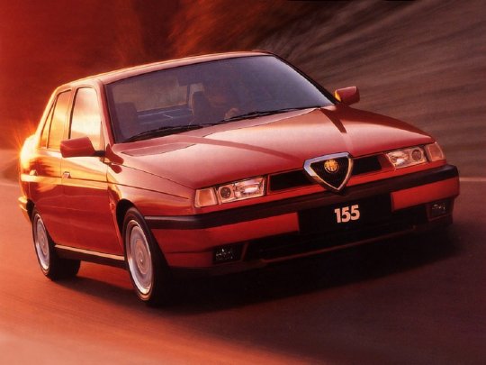 alfa romeo 155 vermelho frente