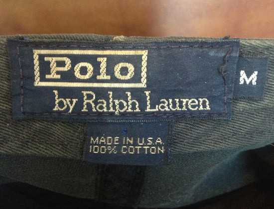 vintage polo tags