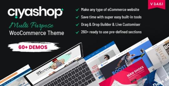 CiyaShop v3.4.6.1 – Responsive Multi-Purpose Theme Nulled