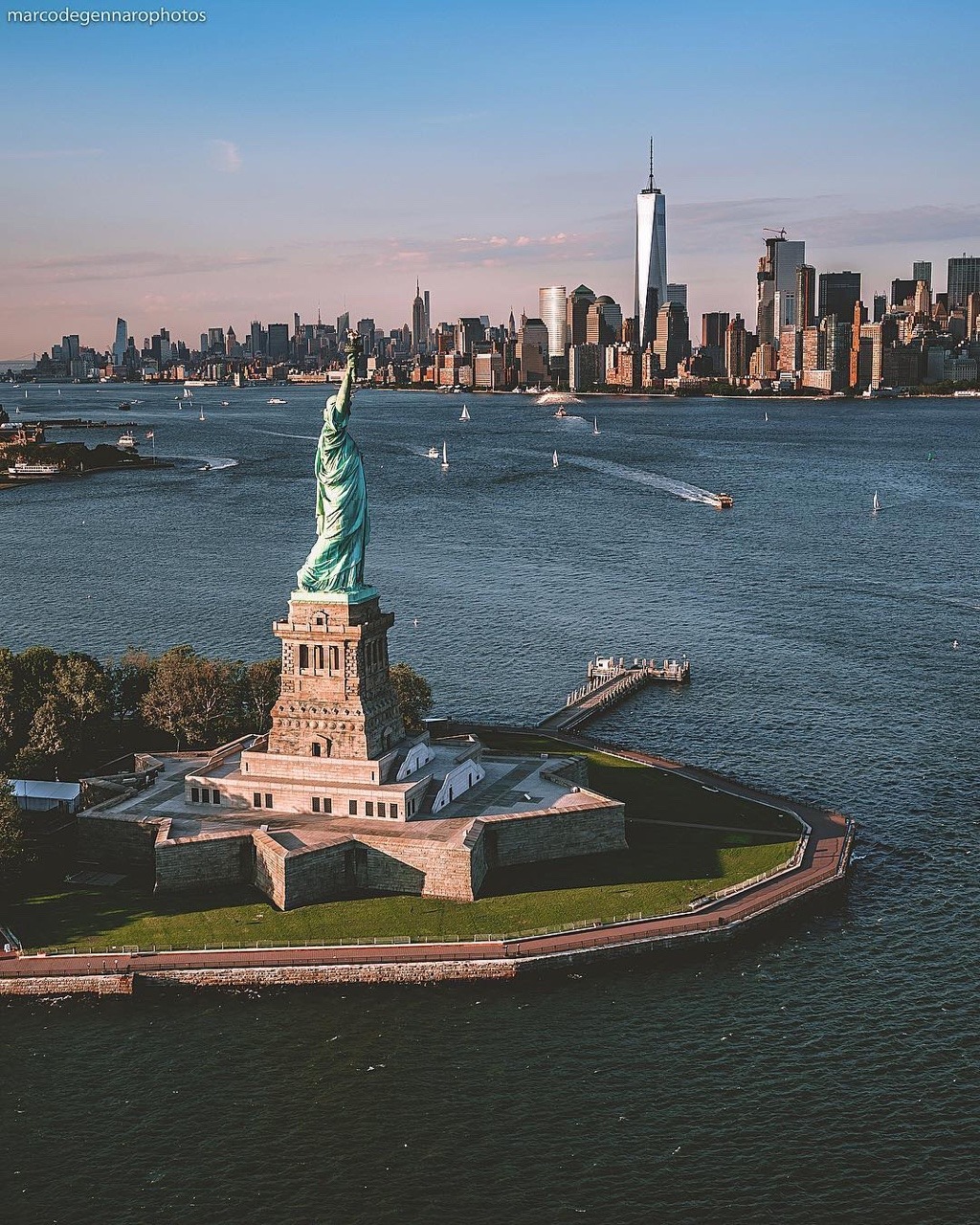 Liberty Island by Marco Degennaro Photos