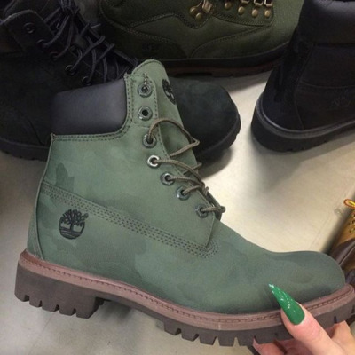 green and black timberlands