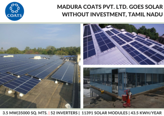 Madura Coats Solar Plant
