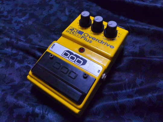 黄色いOD、DOD FX50B Overdrive Plus – It's so simple.