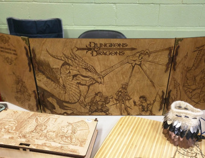 Multiple Finishes Available Handmade Dm Screen Standard Screen Wooden Steampunk Dungeon Master Screen
