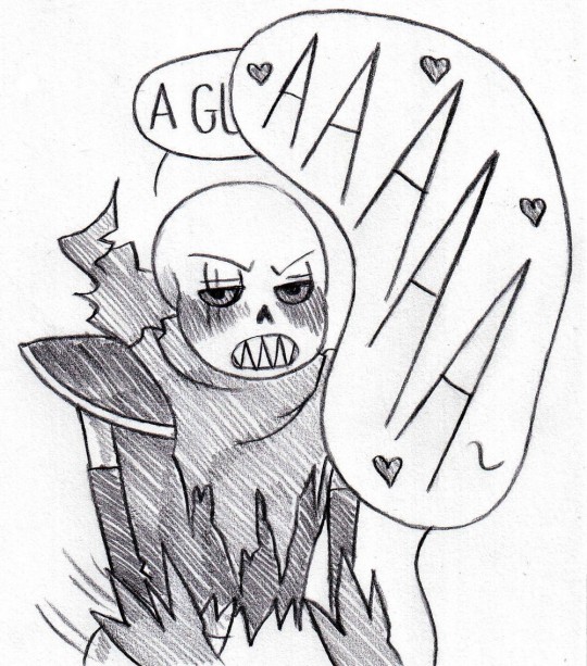 You draw Sanses so cute!! I bet if you even drew Horror Sans he'd look  cute! – Tumblr can rip this from my cold, dead, hands