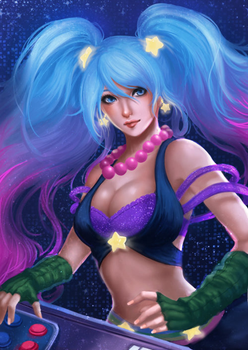 LEAGUE OF LEGENDS SEXY GIRLS Arcade Sona By Nis