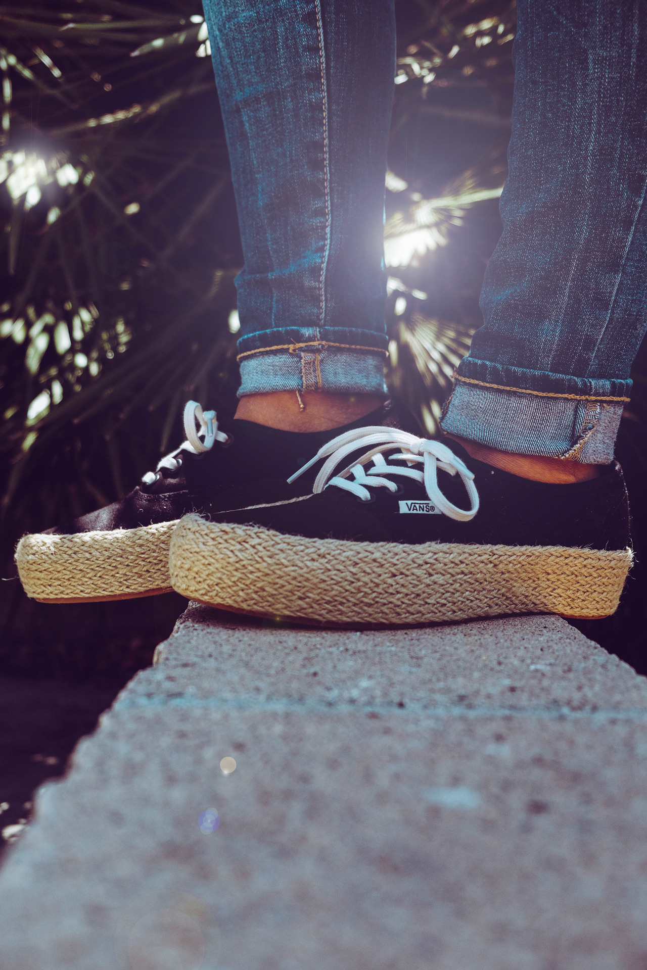 vans platform espadrille