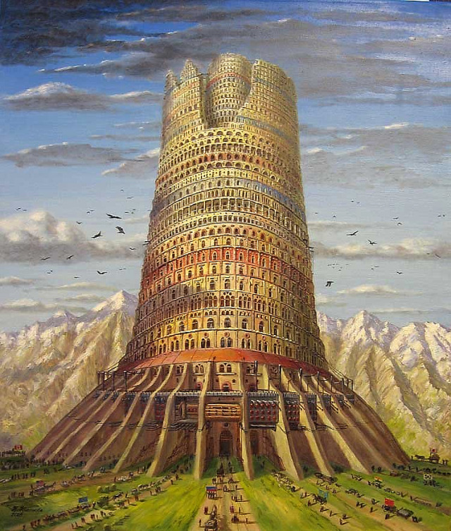 The tower of babel картина