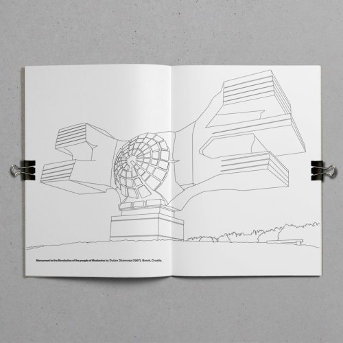 The Brutalist Colouring Book - add color to concrete