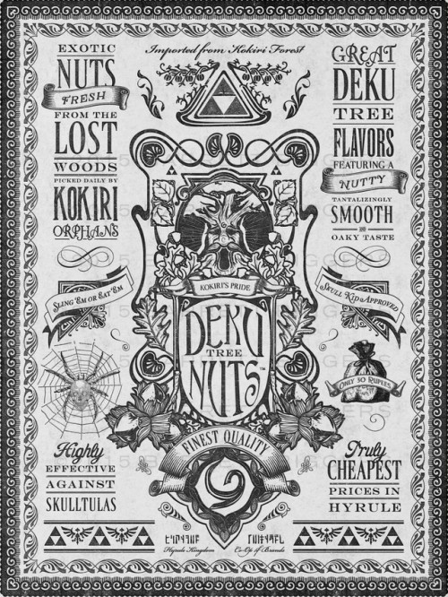 retrogamingblog:Vintage Style Legend of Zelda Posters made by...