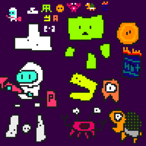 Sorry for the inactivity lately, here’s some random pixels...