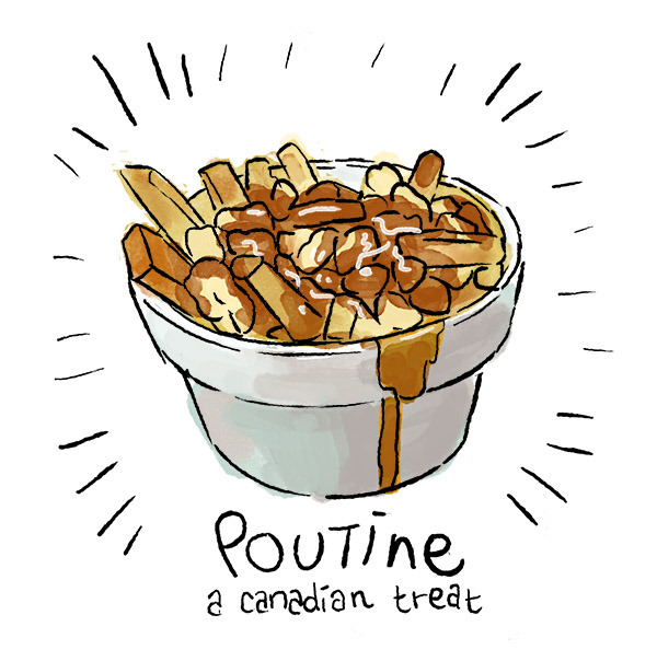 Da Sketch Friends - poutine. potatoes, gravy and cheese curds. what’s...