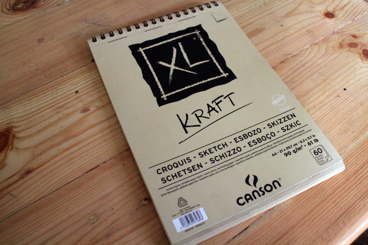 Why I'm Always Broke - Canson XL Kraft Sketchbook Review