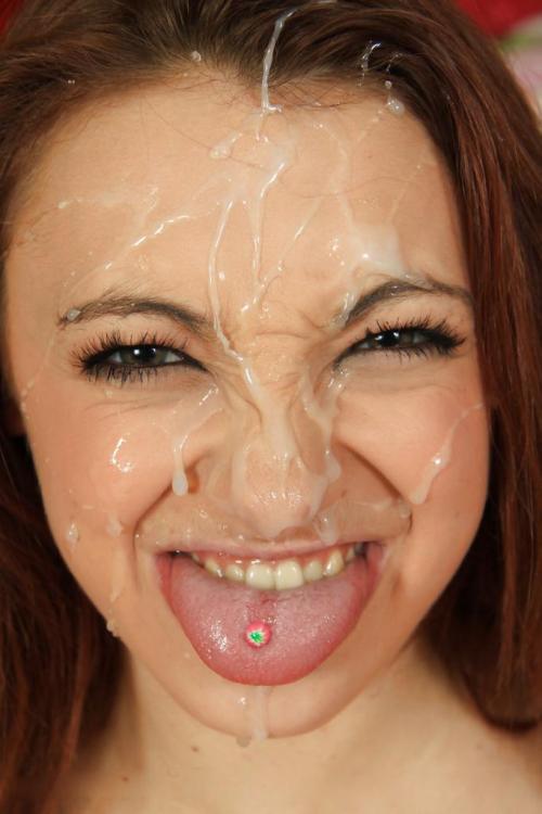 Cum Covered Teen Faces