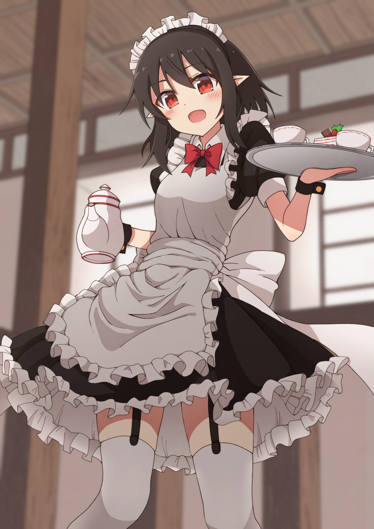 Cute Shameimaru Aya In Maid Outfit Touhou 02 May 2019｜random 
