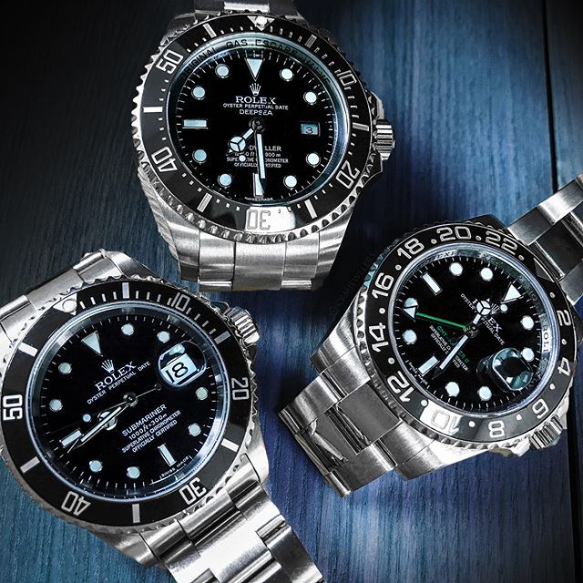 Watches Classics & Sport — crmjewelers: Your Classic Steel Rolex Trio⚫⚪🔘...