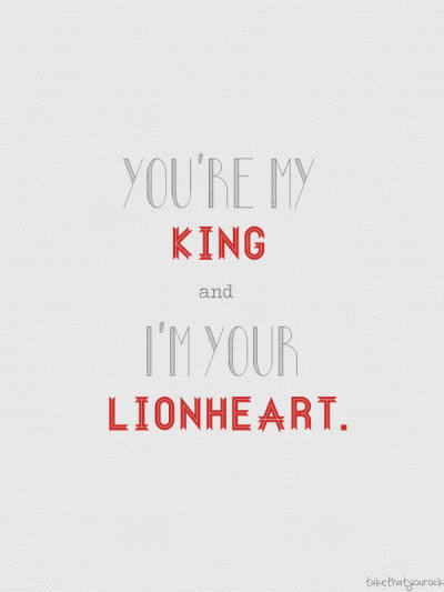 King And Lionheart Tumblr